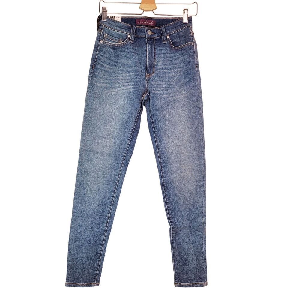Gloria Vanderbilt Women's High Rise Skinny Jeans La Cienega Small (4-6)